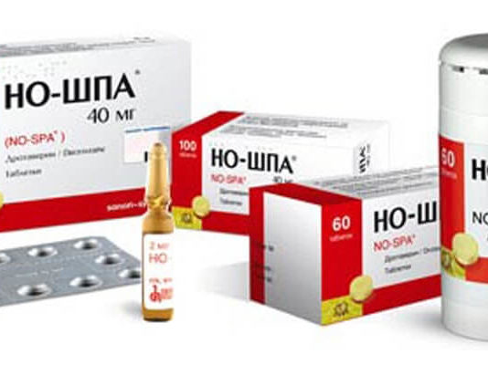 Препарат Но-шпа при запорах
